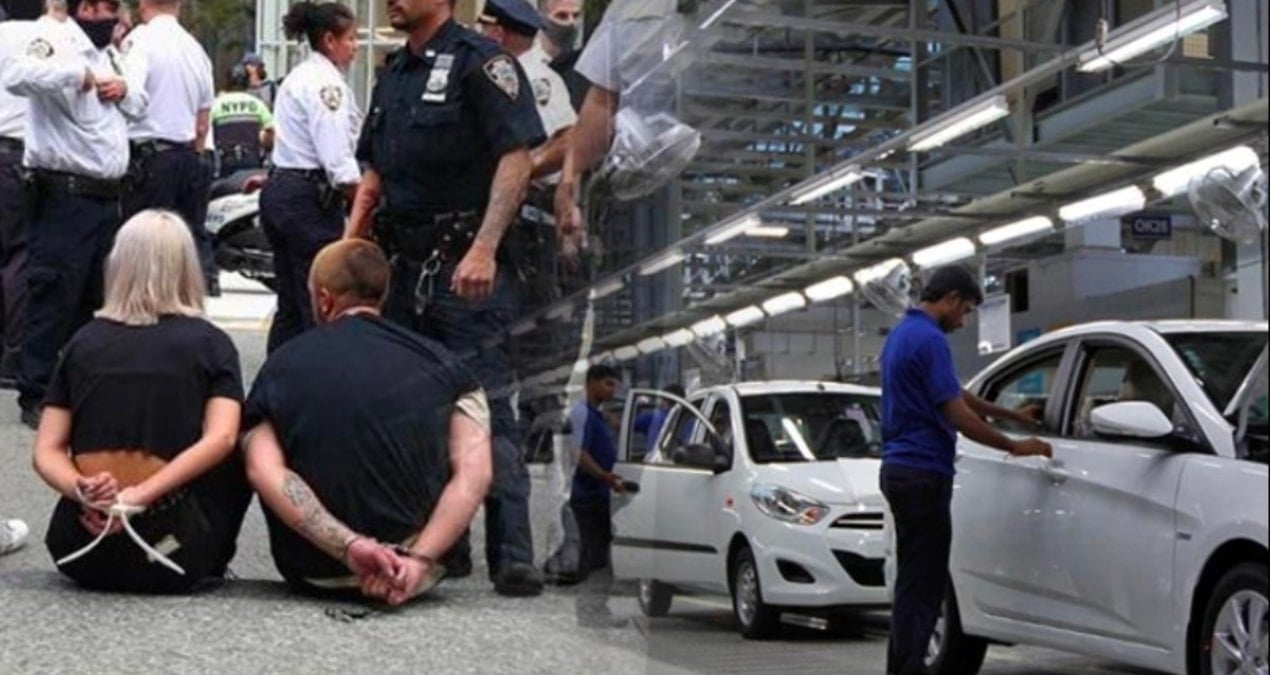 dev otomotiv firmasina gocmen operasyonu 457 kisi gozaltina alindi XxkWPize