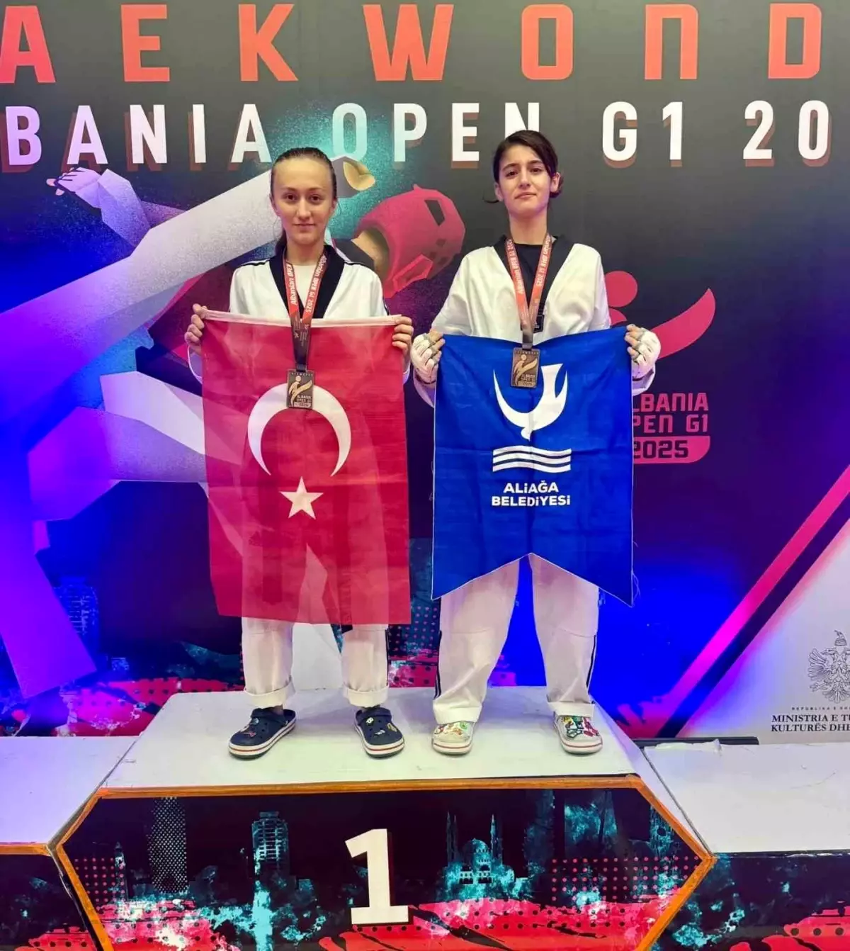 tiran open g1 taekwondo turnuvasinda aliaganin basarisi Ljzu2nan