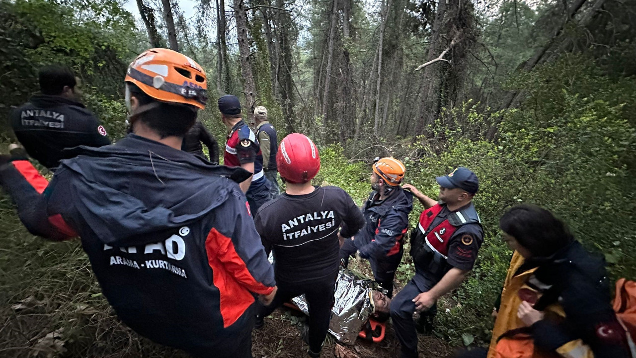 Antalya’da 80 Metre Derinliğindeki Uçurumdan Kurtarılan Adam Hayata Döndü