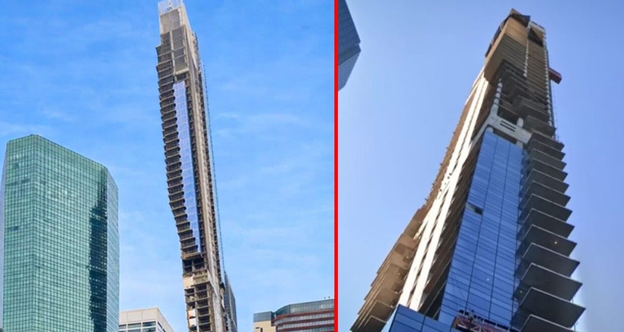 Şehrin Kalbinde Krize Neden Olan Gökdelen: 400 Milyon Dolarlık Yapı Eğilmeye Başladı