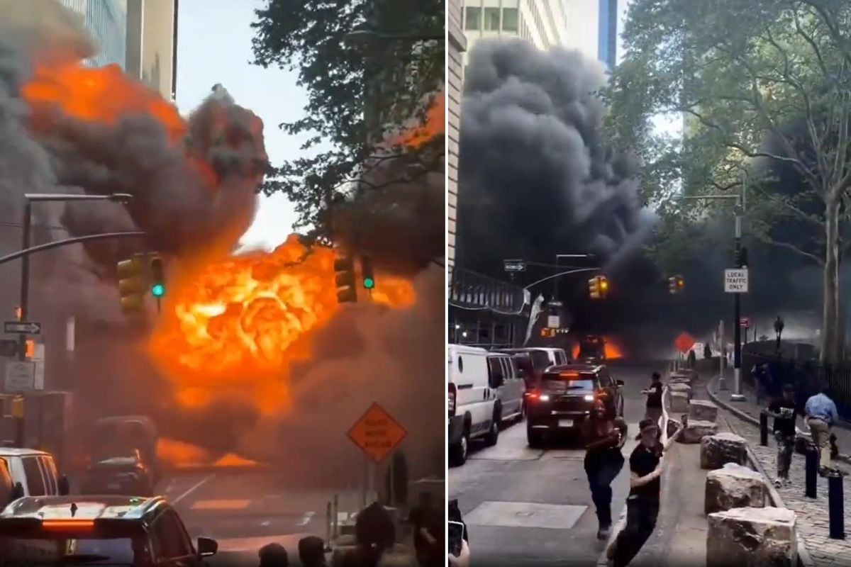 New York’ta Şok Edici Patlama: Araç Alev Alev Oldu