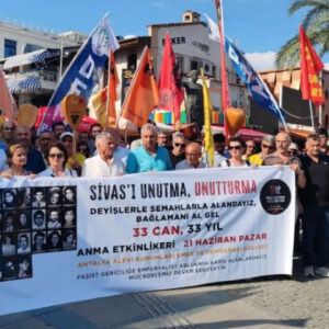 EMEP lideri Aslan’dan Bakan Gürlek’e Sivas Katliamı tepkisi: ‘Failler belli, neyi bekliyorsunuz?’